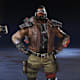 Newcastle's Barrett Wallace skin and Spitfire in the Apex Legends x Final Fantasy VII Rebirth Crossover Event.